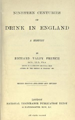 [Gutenberg 47206] • Nineteen Centuries of Drink in England: A History